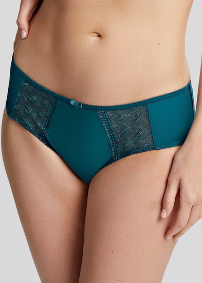 Model In Panache Cari Broekje Blue Jade Voorzijde