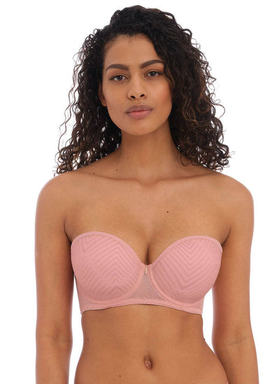 Model In Freya Tailored Strapless BH Ash Rose