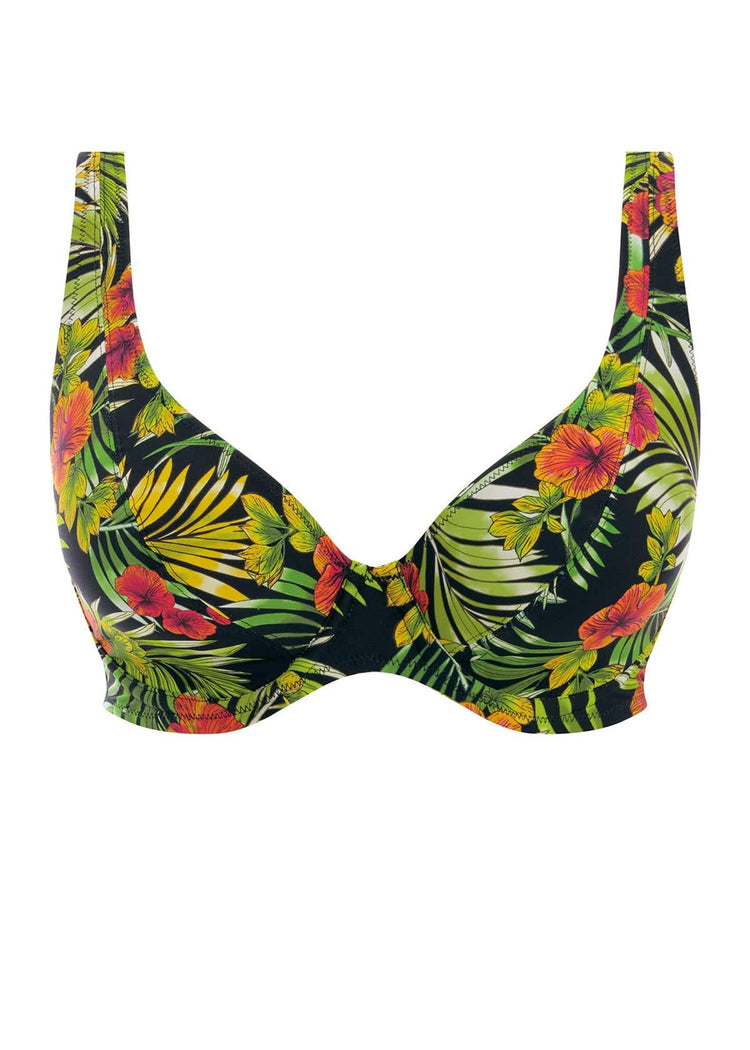 Packshot Maui Daze High Apex Bikini Top Multi Voorzijde