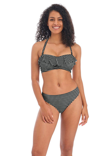 Model In Freya Check In Bikini Monochroom Voorzijde