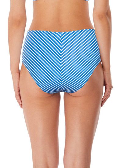 Beach Hut High Waisted Bikini Broekje Blue Moon - SuperBra