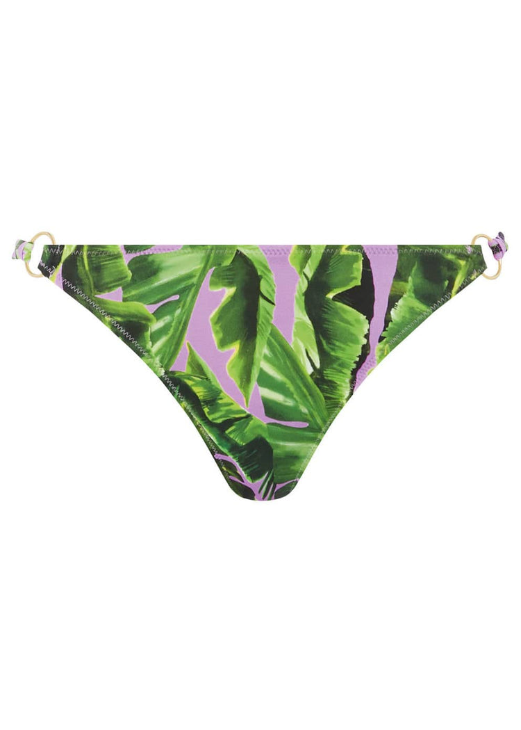 Jungle Oasis Tanga Bikini Broekje Cassis Packshot 