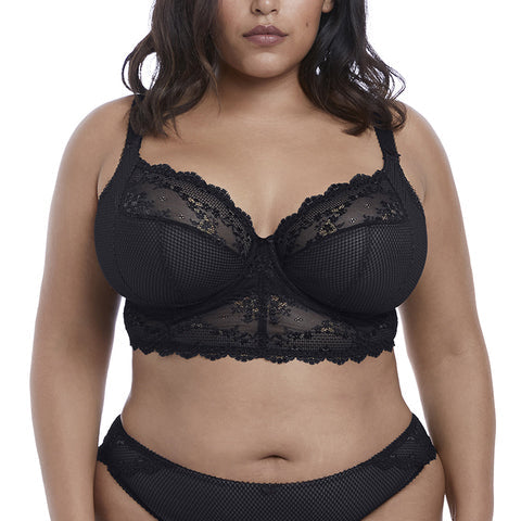 Model in Elomi Charley Longline BH Zwart