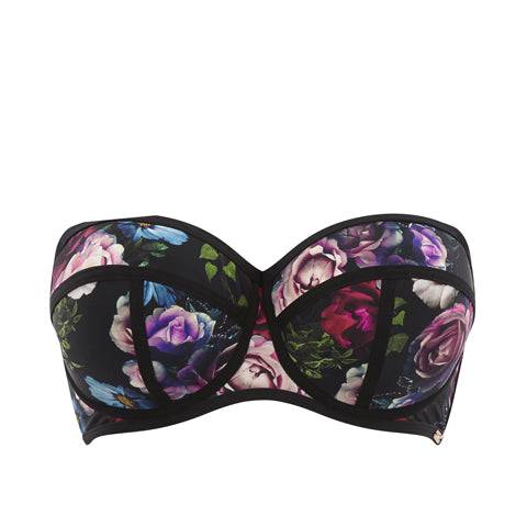 Jolee Multiway Bikini Top Floral Night - SuperBra