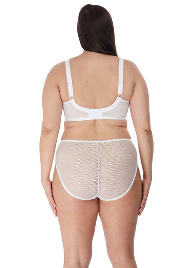Model in Charley Full Brief Broekje Wit Achterzijde
