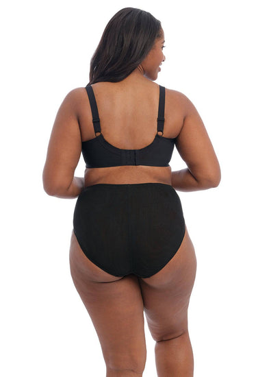 Model in Elomi Brianna Set Zwart Achterzijde