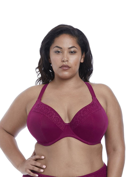 Model in Elomi Indie Bikini Top Berry