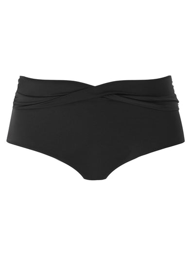 Packshot Elomi Magnetic Twist High Waisted Bikini Broekje zwart