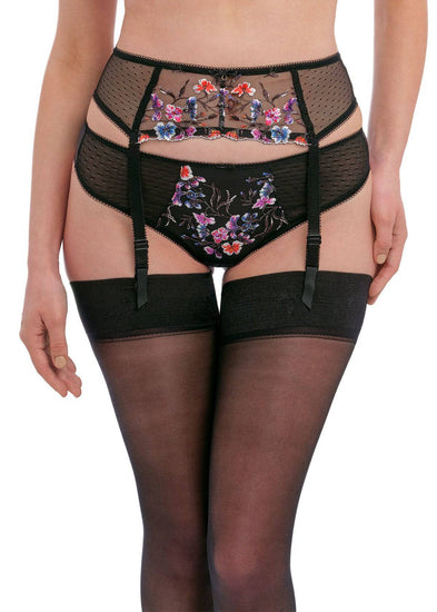 Model In Fantasie Aurelia Jarretelgordel Zwart Voorzijde
