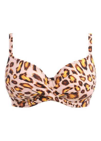 Fantasie Kabini Oasis Full Cup Bikini Top Leopard Packshot Voorzijde