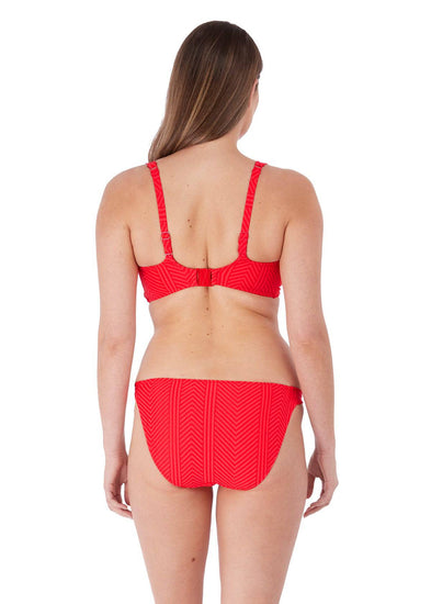 Model in Fantasie Long Island bikini Lollipop achterzijde