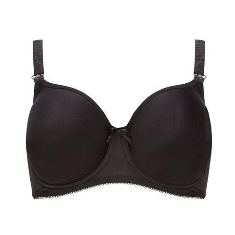Freya Pure Voedings-BH Zwart Vooraanzicht