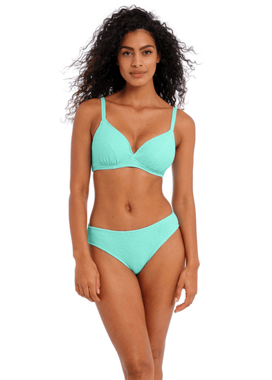 Model in Ibiza Waves Bikini Broekje Frozen Voorzijde