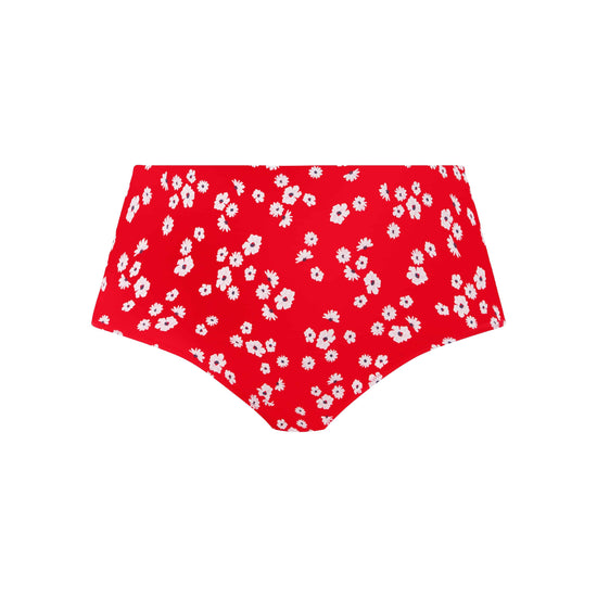 Elomi Plain Sailing Bikini Broekje Red Floral Vooraanzicht