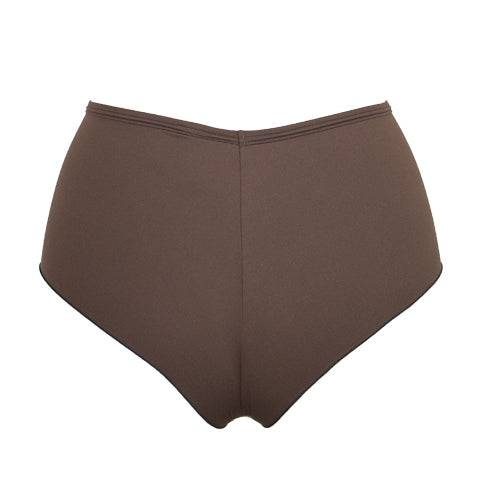 Ewa Michalak High Waisted Broekje Chestnut Achteraanzicht