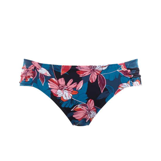 Panache Anya Riva Bloemenprint Bikini Broekje Blauw Packshot Voorzijde