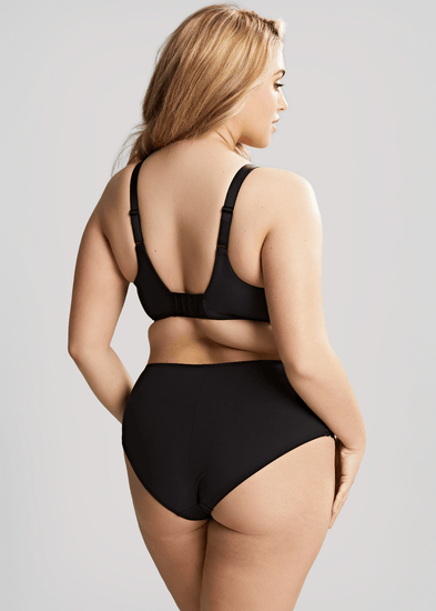 Model in Bliss High Waisted Broekje Noir Achterzijde