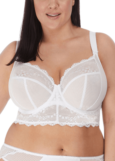 Model in Charley Longline BH Wit Voorzijde
