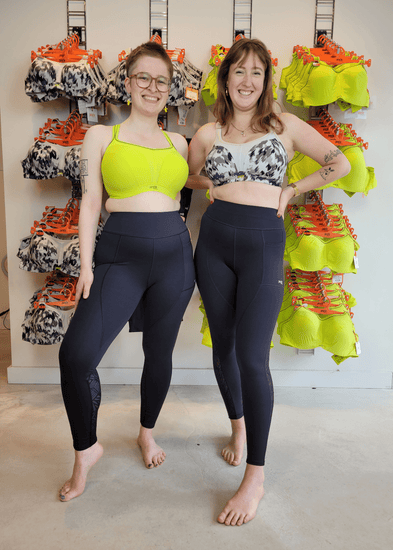 Superbra fitters in Sport Legging Zwart Voorzijde