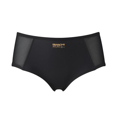 Panache Sport Short Zwart vooraanzicht