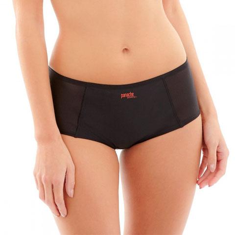 Model in Panache Sport Short Zwart